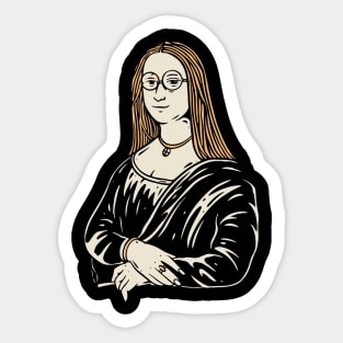 Bad Monalisa Sticker